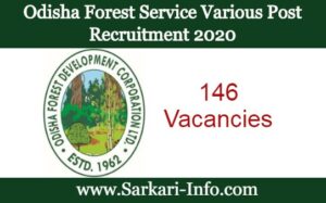 Odisha Forest Service Recruitment 2020