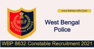 WBP Constable Recruitment 2021