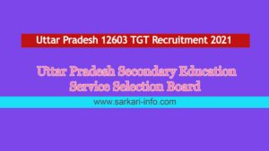 Uttar Pradesh TGT Recruitment 2021 