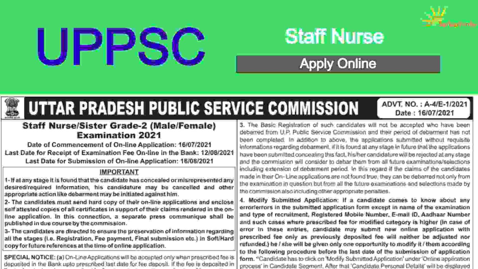 3012-staff-nurse-vacancy-2023-apply-online-uppsc-up-nic-in-sarkari-info