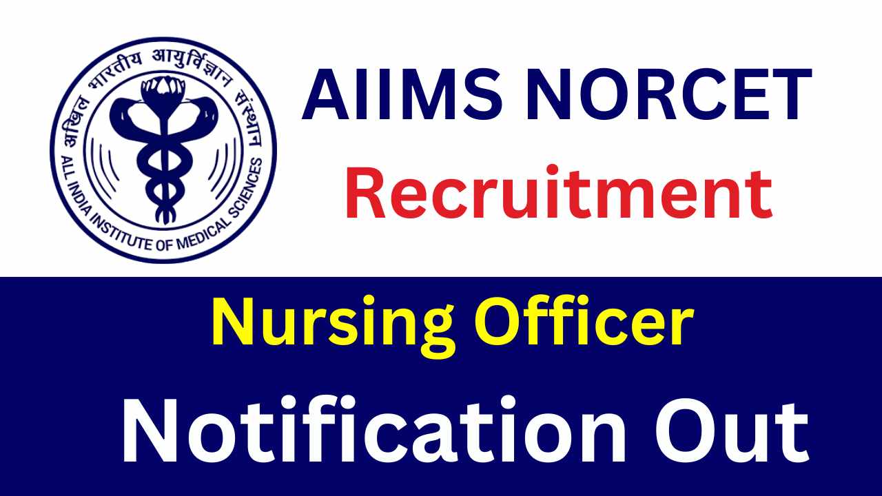 AIIMS NORCET Online Form