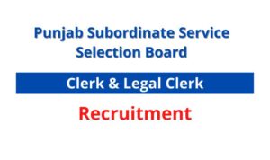 PSSSB Clerk Recruitment 