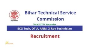 BTSC Bihar Vacancy