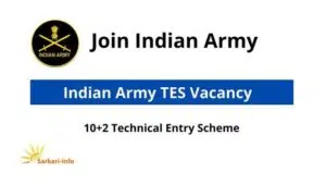 Indian Army TES Vacancy
