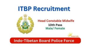ITBP Head Constable Midwife Vacancy
