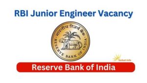 RBI Junior Engineer Vacancy