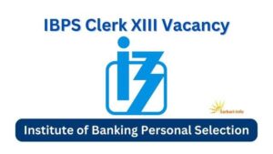 IBPS Clerk XIII Vacancy