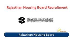 Rajasthan Housing Board Vacancy