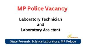 MP Police Laboratory Assistant Vacancy