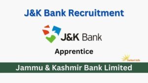 JK Bank Apprentice Vacancy 