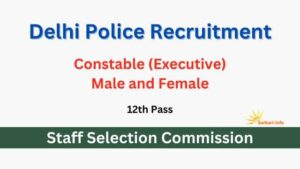 SSC Delhi Police Constable Recruitment