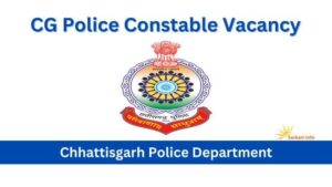 CG Police Constable Vacancy