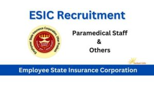 ESIC Paramedical Staff Vacancy