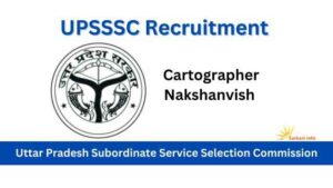 UPSSSC Cartographer Nakshanvish Vacancy 