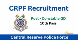 CRPF Constable GD Vacancy