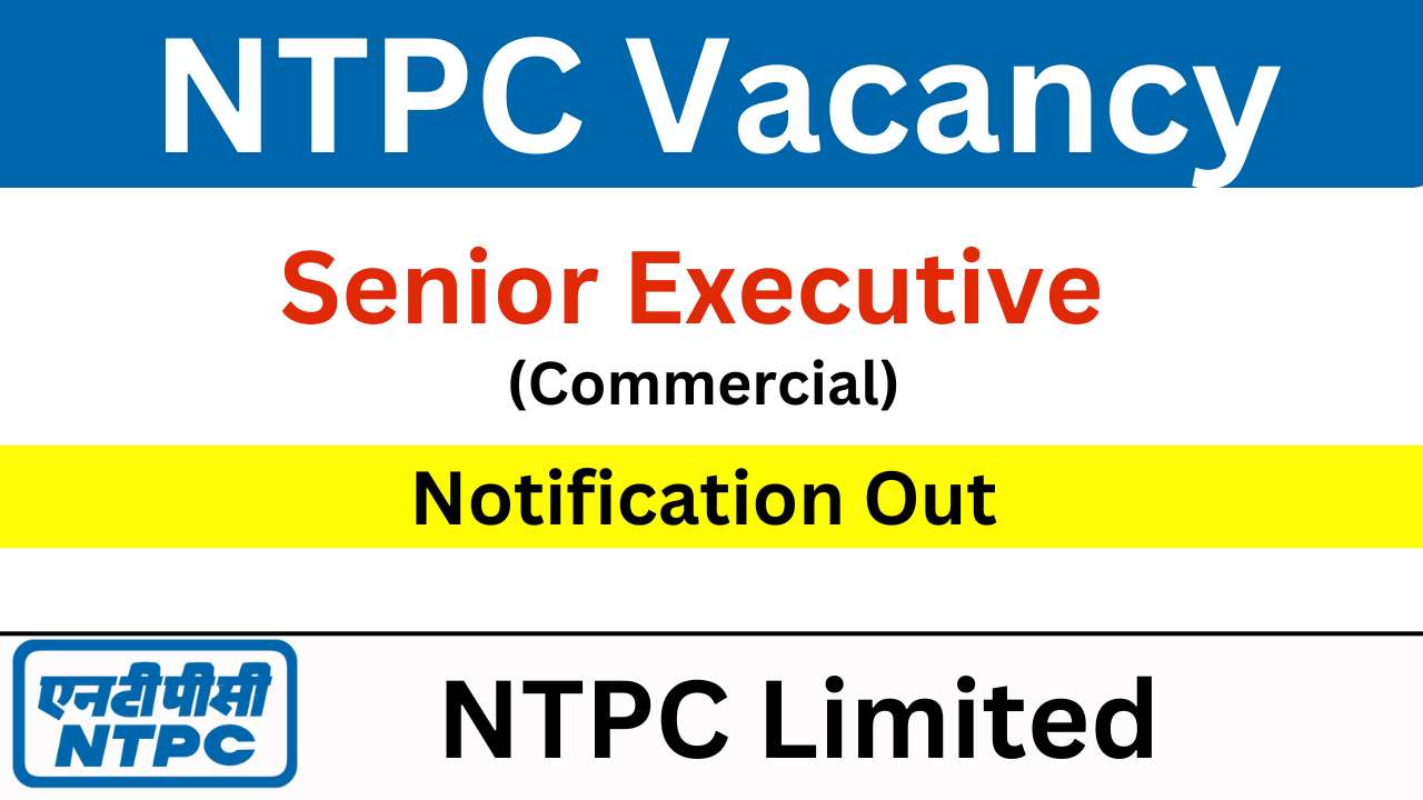 NTPC Senior Executive Vacancy