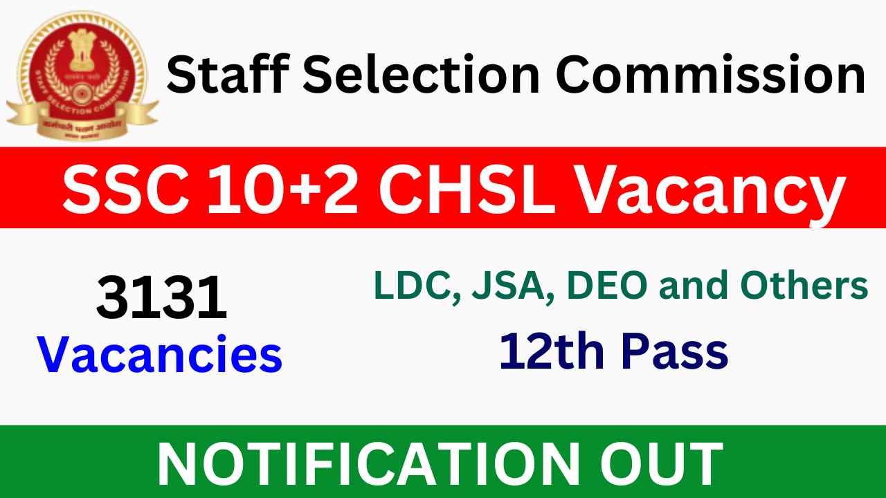 SSC CHSL New Vacancy
