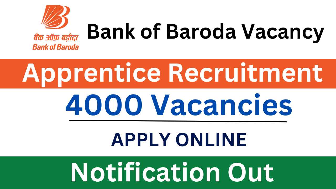 Bank of Baroda Apprentice Vacancy