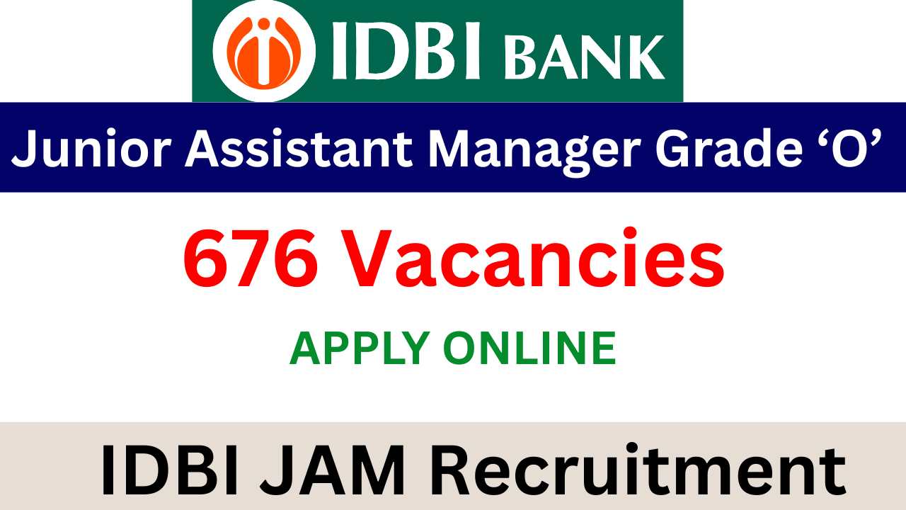 IDBI Bank Junior Assistant Manager Vacancy