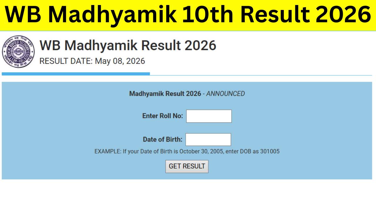 WB Madhyamik 10th Result