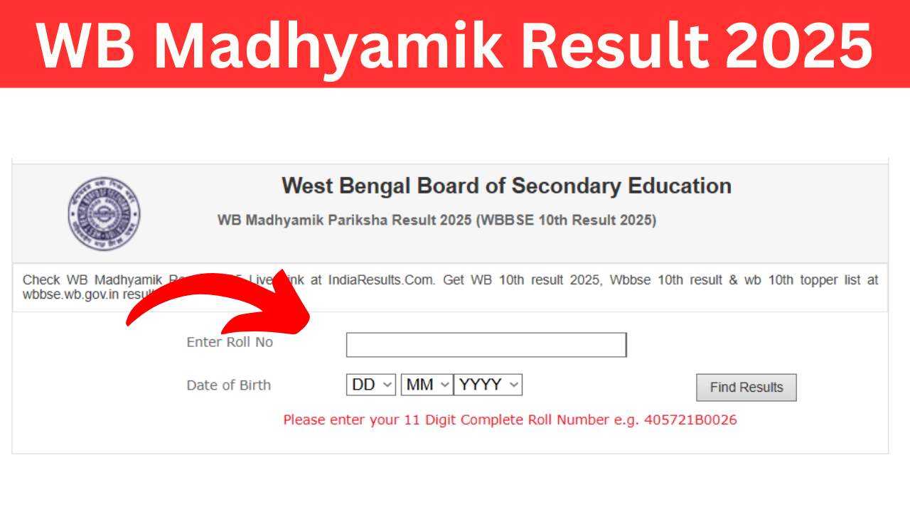 WB Madhyamik 10th Result
