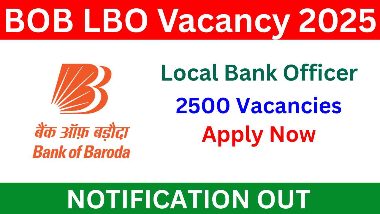 Bank of Baroda New LBO Vacancy