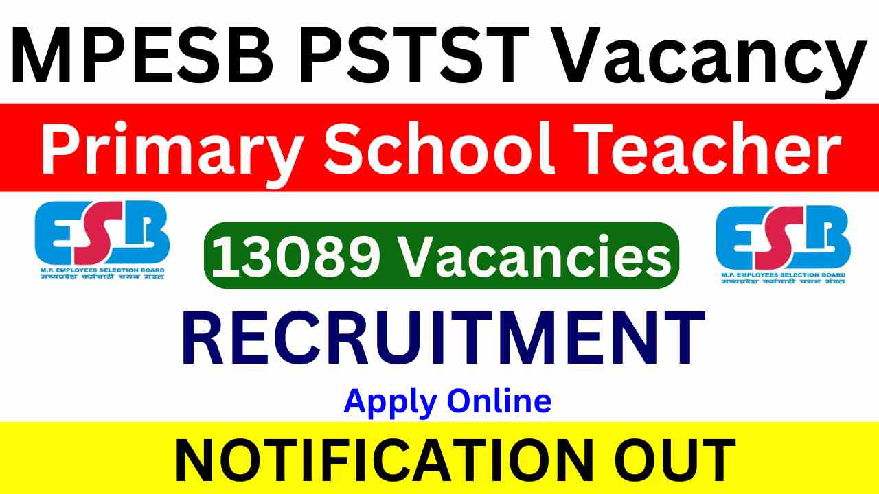 MPESB Primary Teacher Vacancy