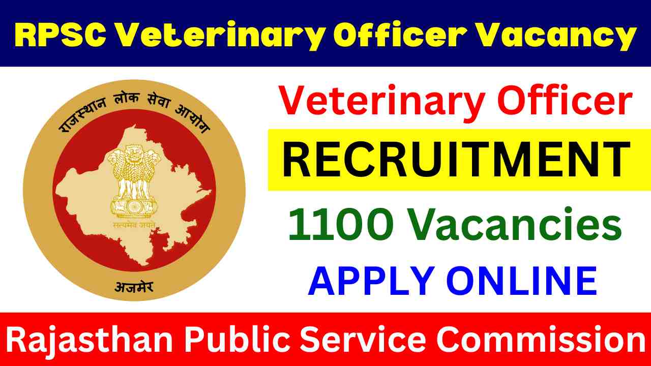 RPSC Veterinary Officer Vacancy