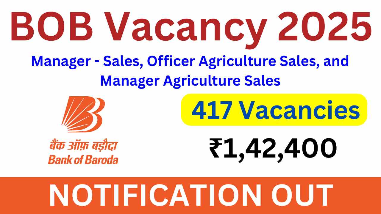 BOB Agriculture Officer Vacancy